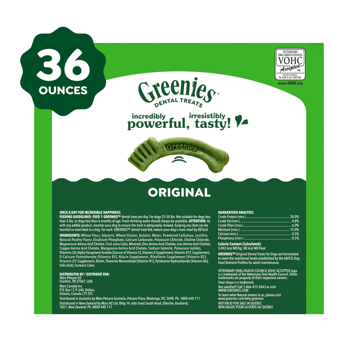 Original Chicken Flavor 36 Count Dental Dog Treats O138