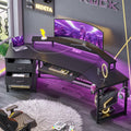 79" Gaming Desk with Fabric Drawers Storage F663
