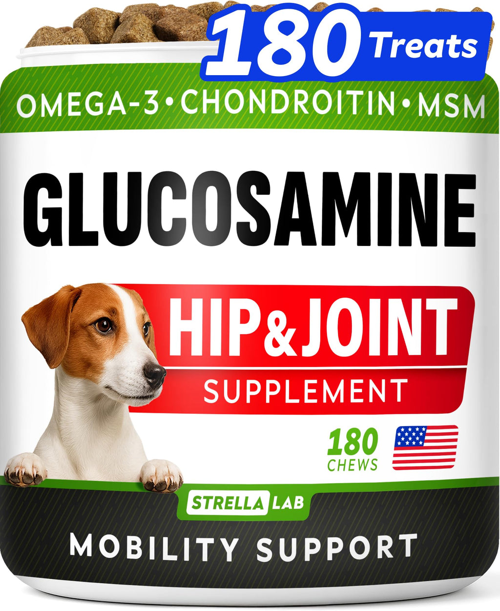 Glucosamine Chondroitin MSM Hip Joint Supplement Chews Z838