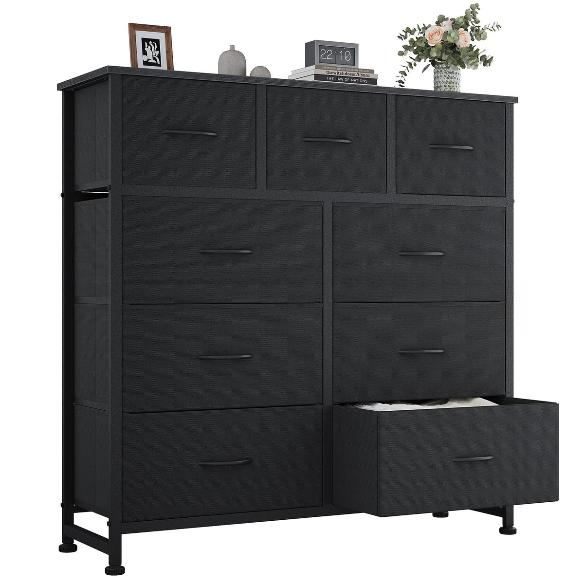 Black 9 Drawer Dresser E635451