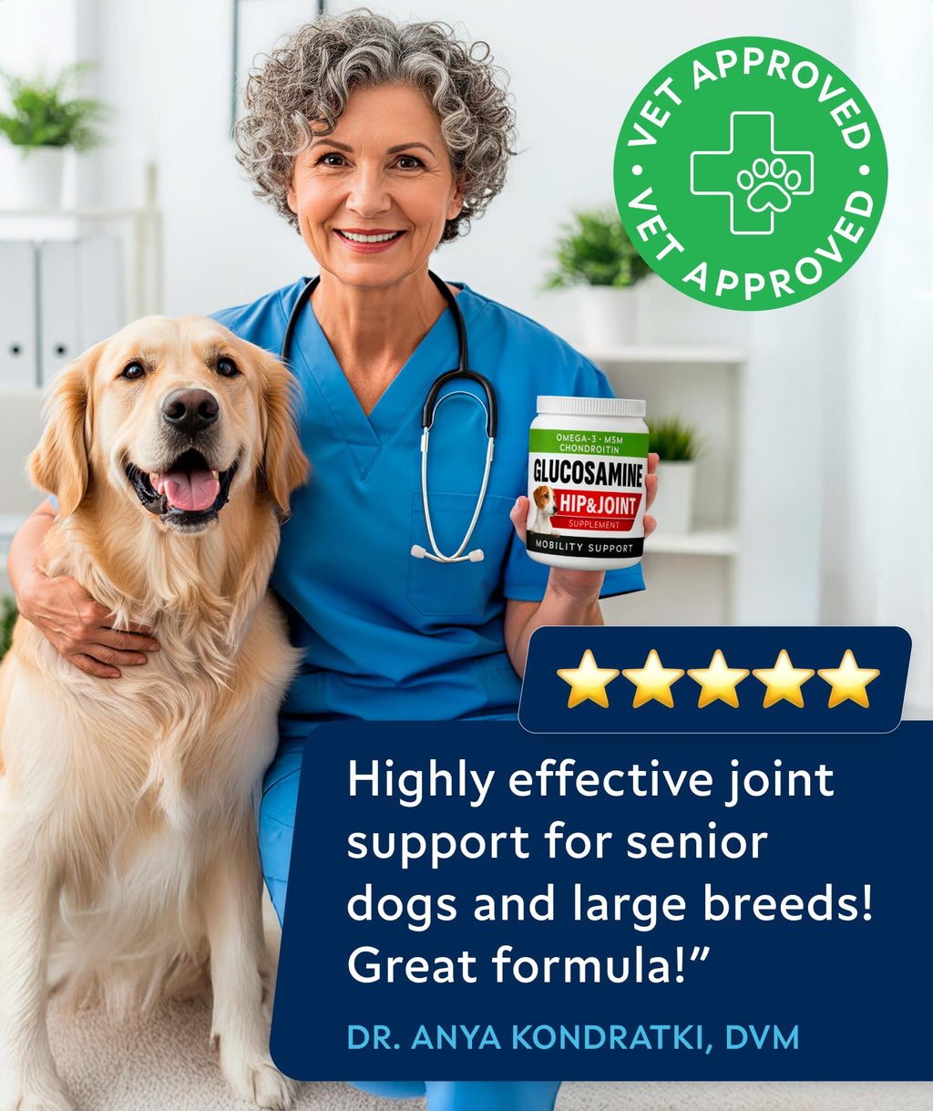Glucosamine Chondroitin MSM Hip Joint Supplement Chews Z838