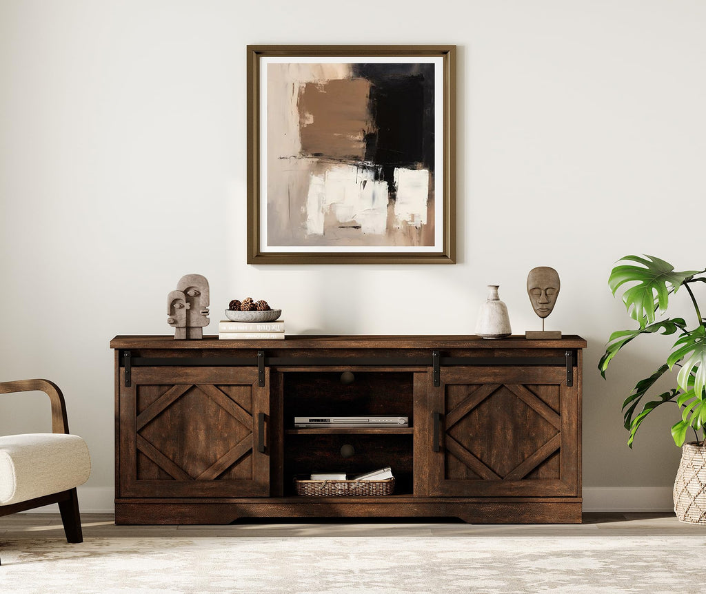 Farmhouse TV Stand for 60-75 inch TV E21662