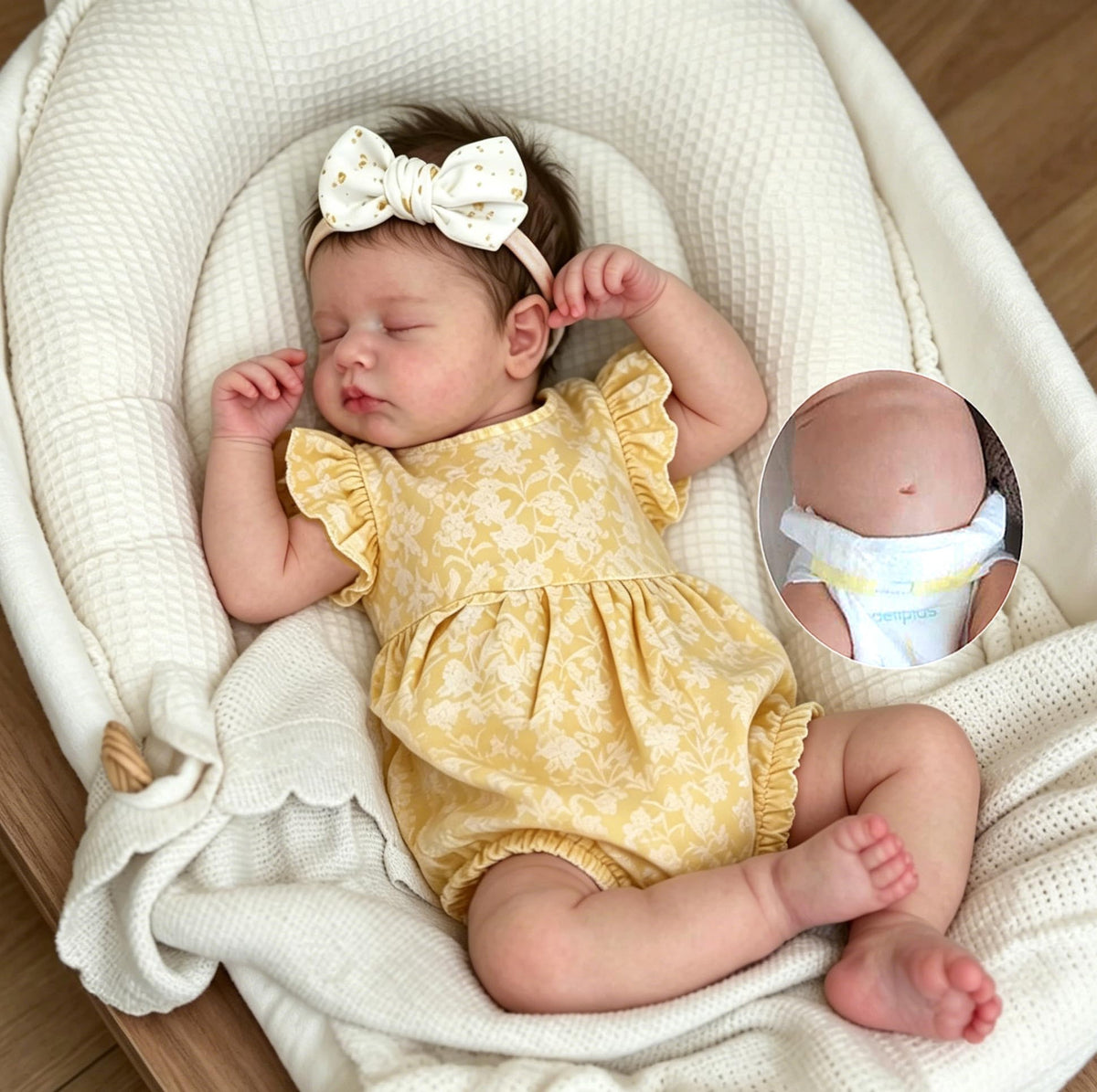 18'' Reborn Baby Dolls Full Body Girls Z25316