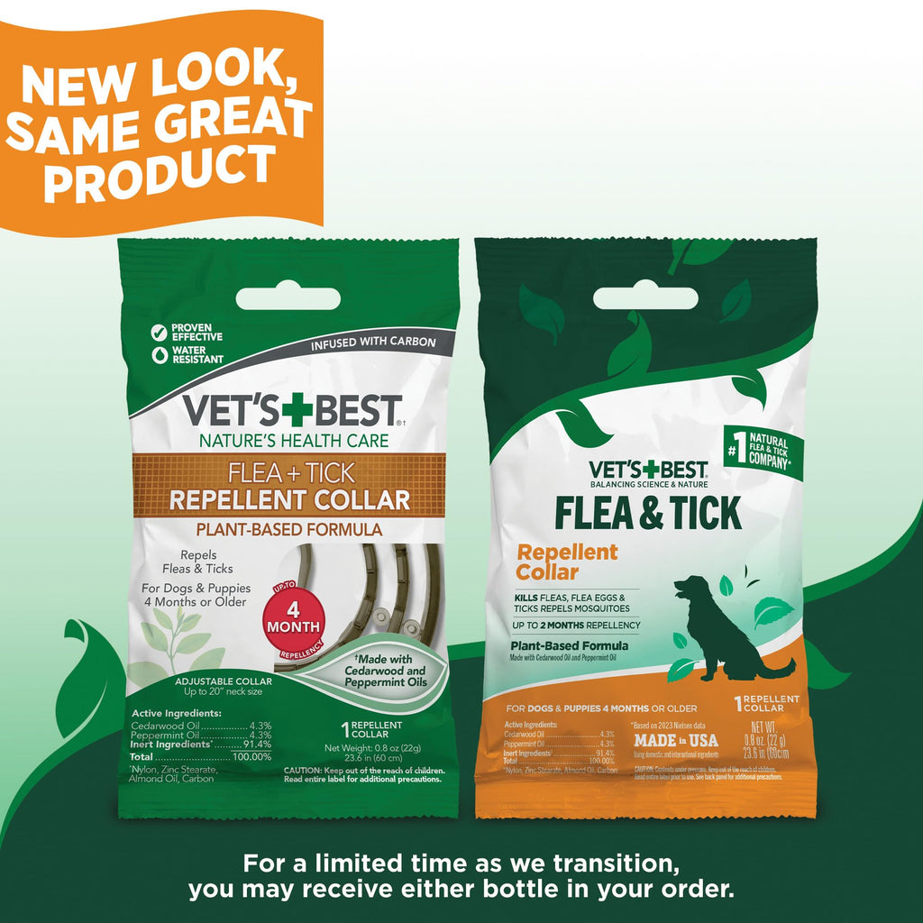 Plant-Based Flea & Tick Prevention Collar for Dogs L553762