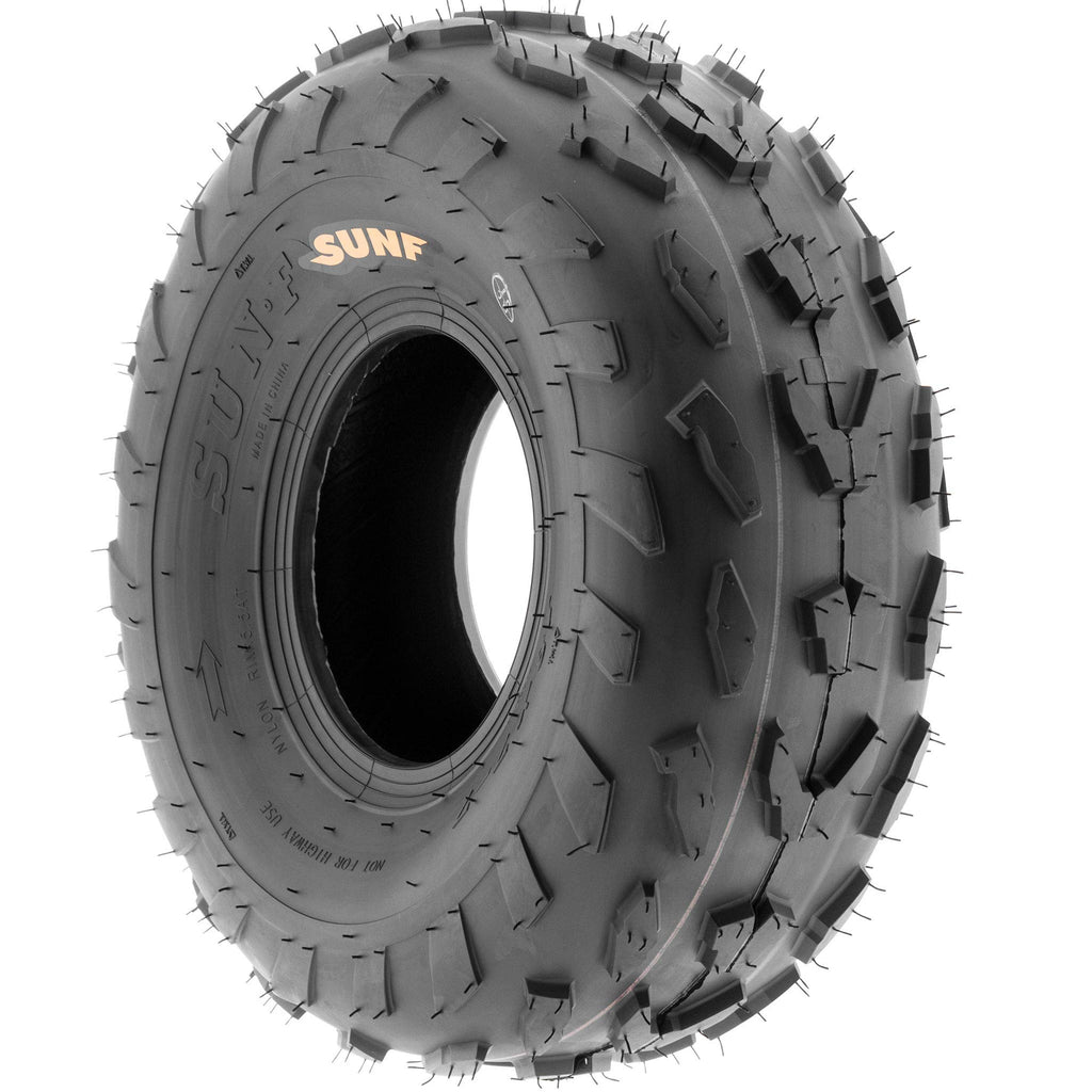 18x7-7 Directional Knobby Tread Tubeless ATV Tires Set of 4 G281026