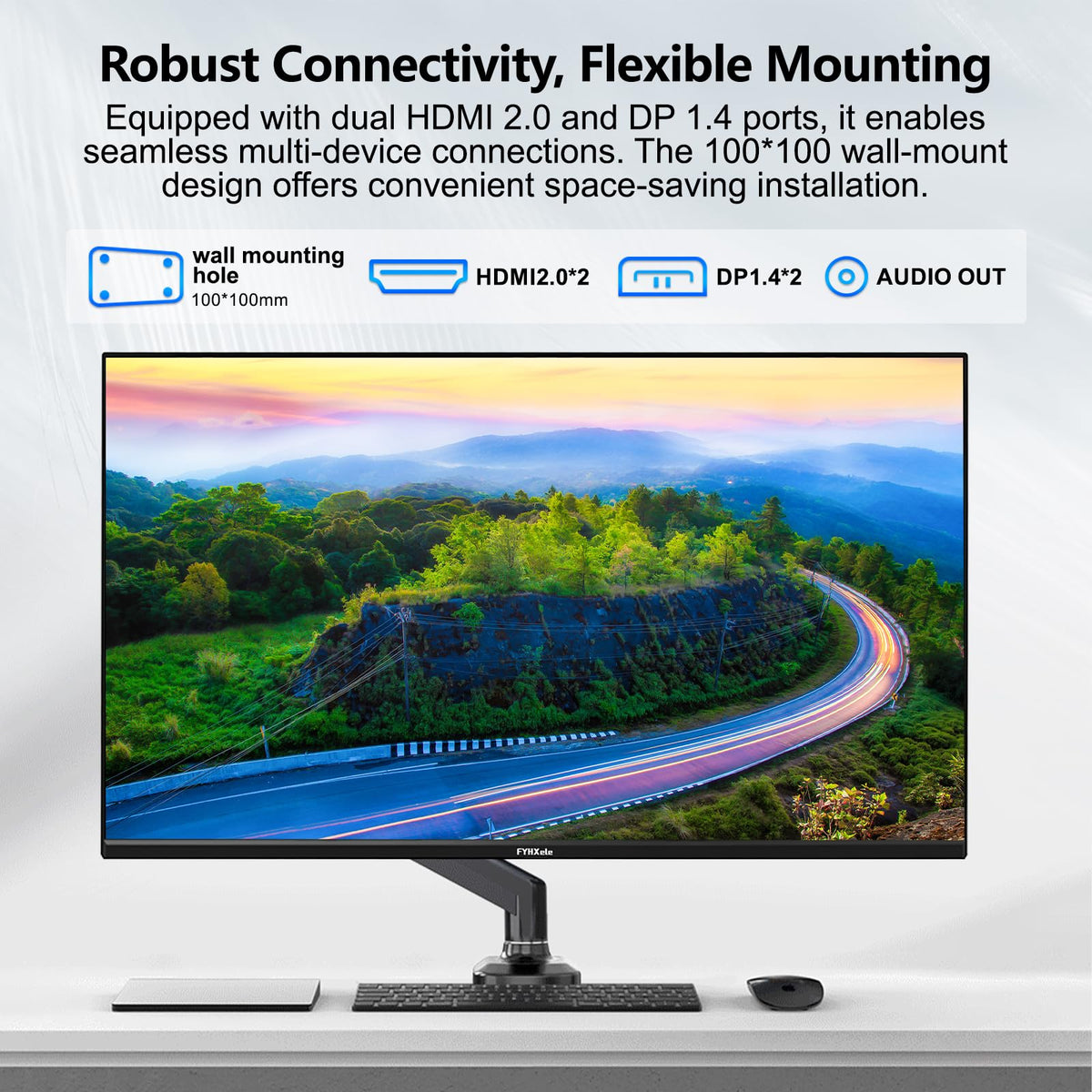 32 Inch 4K UHD IPS Computer Monitor 75hz 1MS N4273