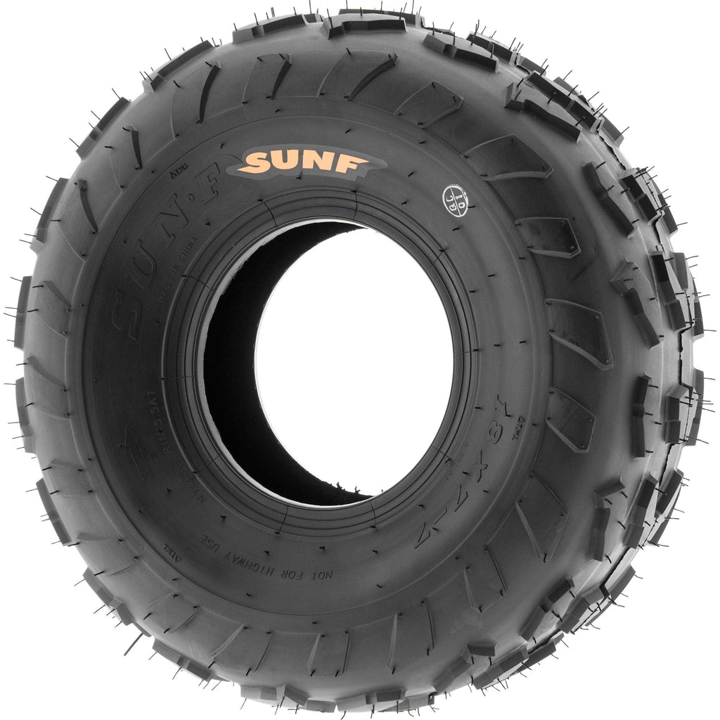 18x7-7 Directional Knobby Tread Tubeless ATV Tires Set of 4 G281026