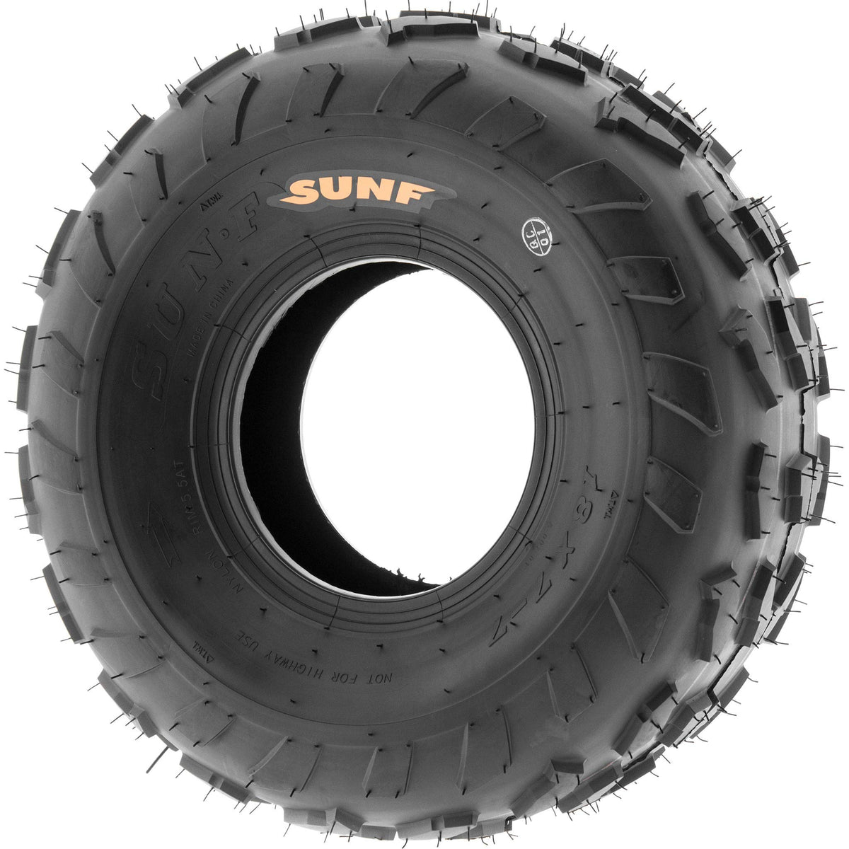 18x7-7 Directional Knobby Tread Tubeless ATV Tires Set of 4 G281026