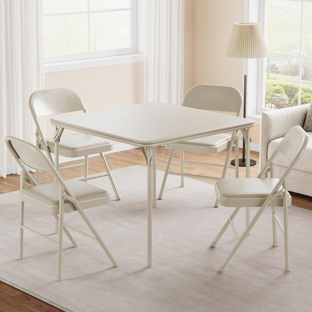 Beige Folding Card Table I96940