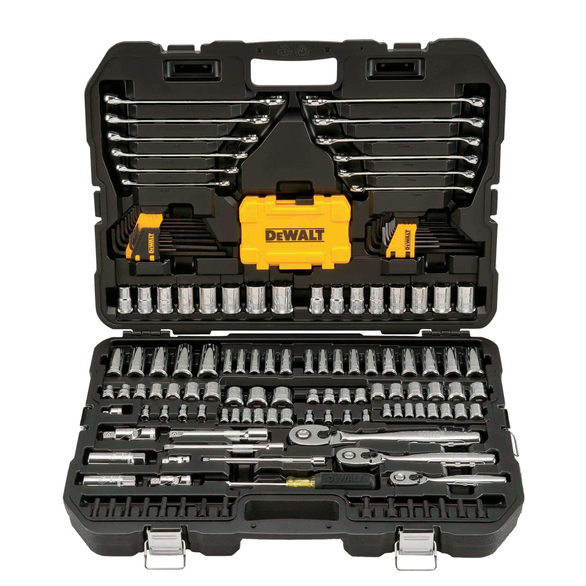 168-Piece Mechanic Tool Set with Case, Metric and Standard T40361