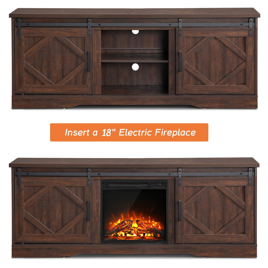 Farmhouse TV Stand for 60-75 inch TV E21662