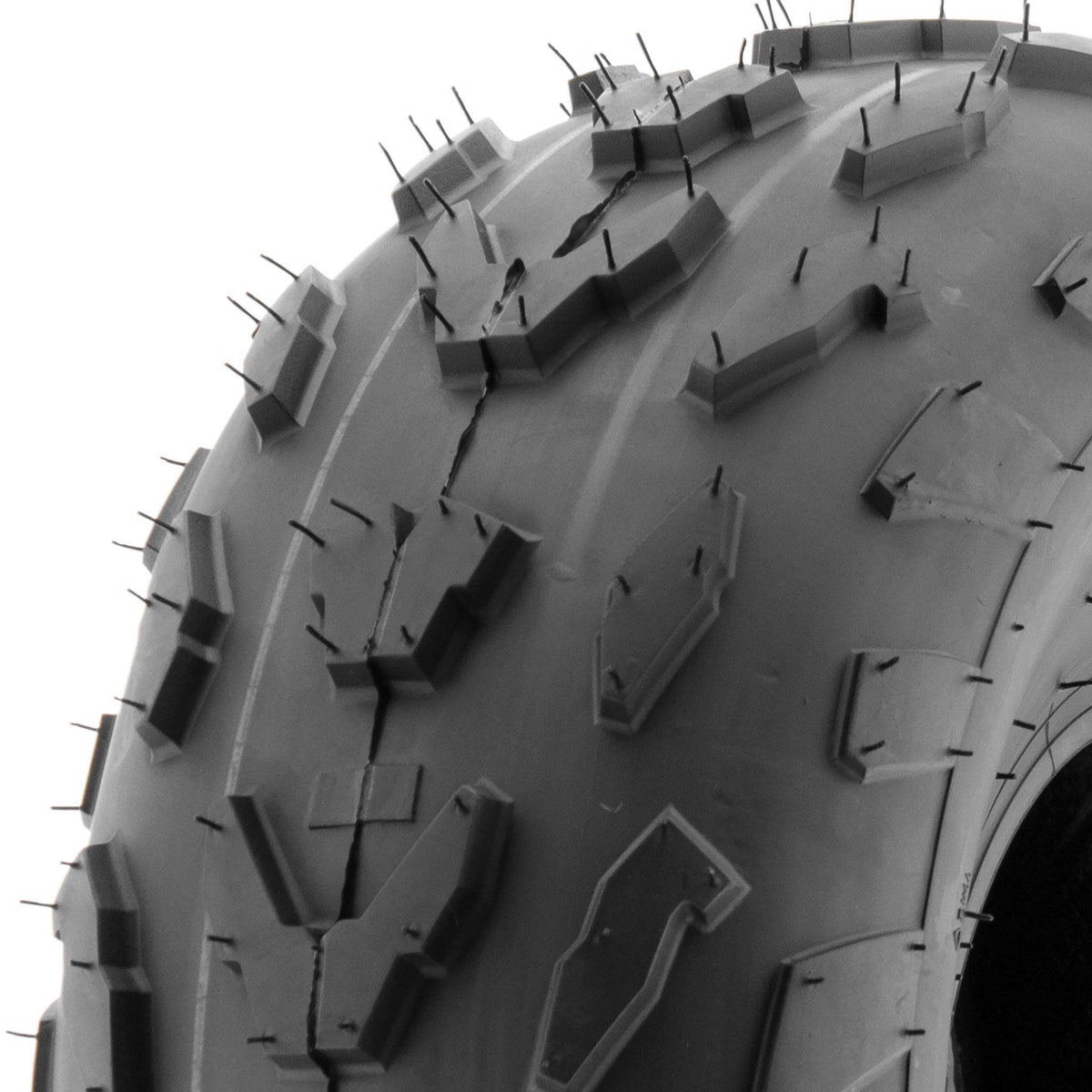 18x7-7 Directional Knobby Tread Tubeless ATV Tires Set of 4 G281026