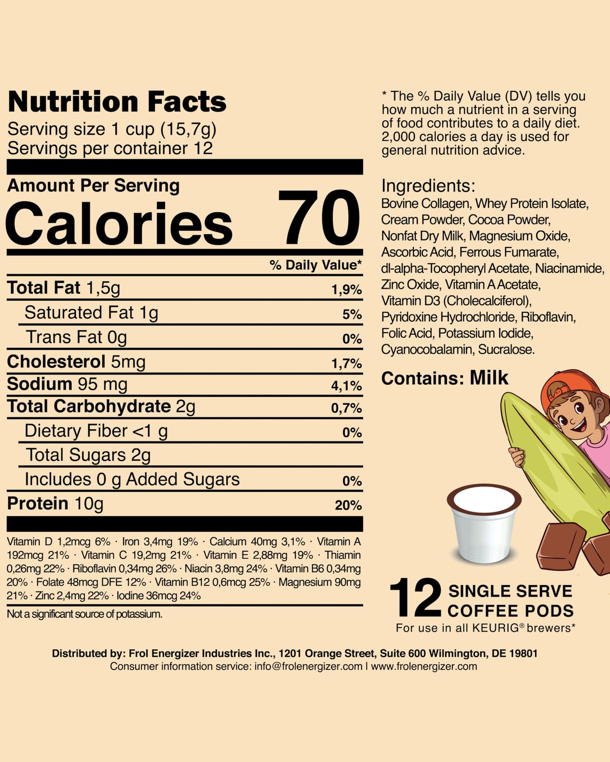 Chocolate Protein K-Cup Pods M6657