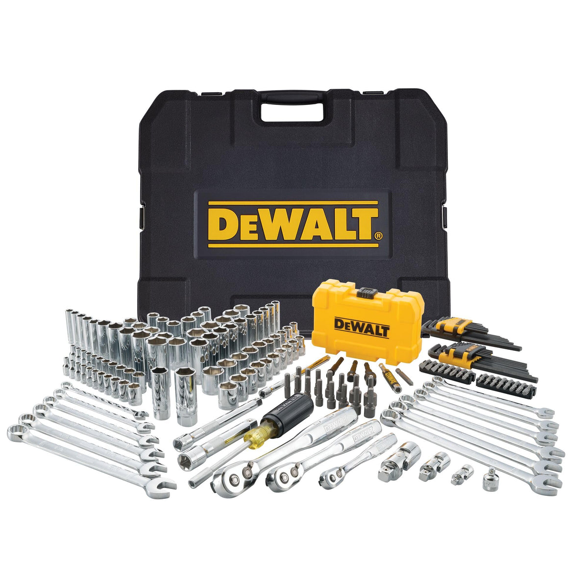168-Piece Mechanic Tool Set with Case, Metric and Standard T40361