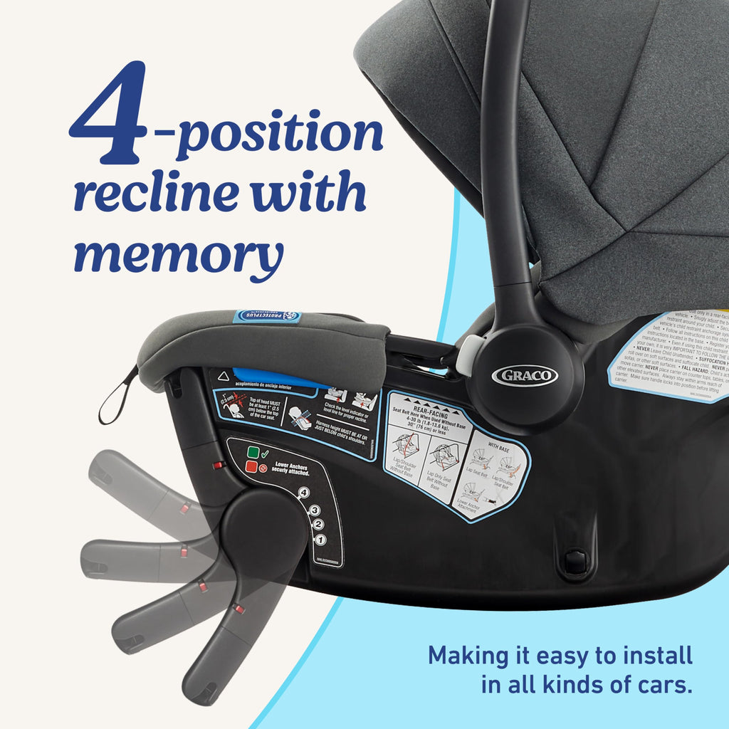 Infant Car Seat with Canopy, Rear Facing, Lightweight V564392
