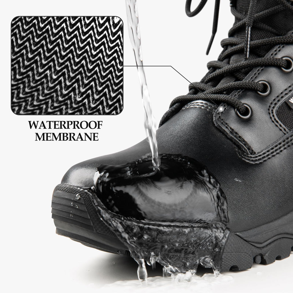 Lightweight Suede Leather Waterproof Tactical Work Boots D624