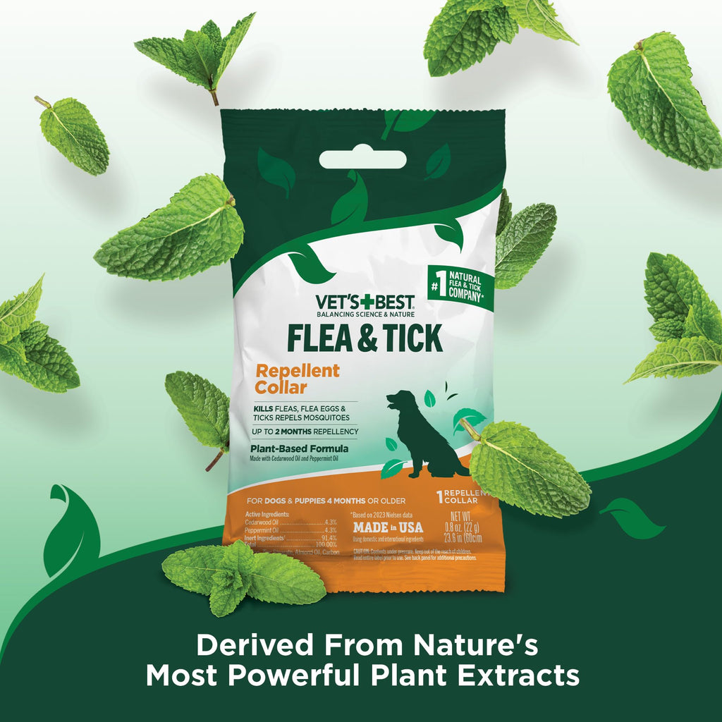 Plant-Based Flea & Tick Prevention Collar for Dogs L553762