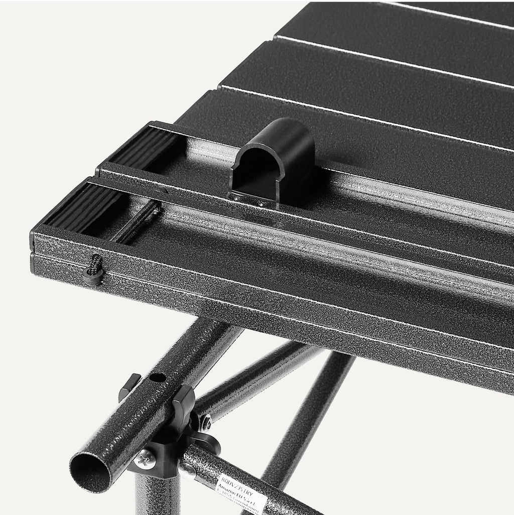 Portable Camping Table with Aluminum Roll-Up Top H77086