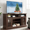 Espresso TV Stand with Storage M96681