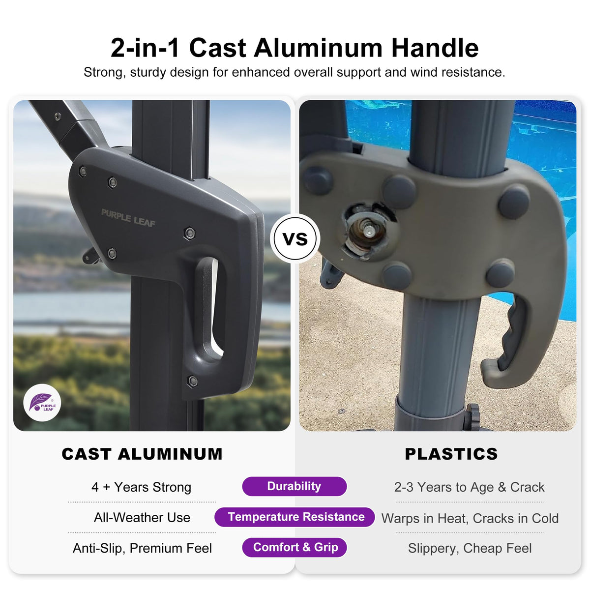 10' x 13' Cantilever Umbrella with Base N65199