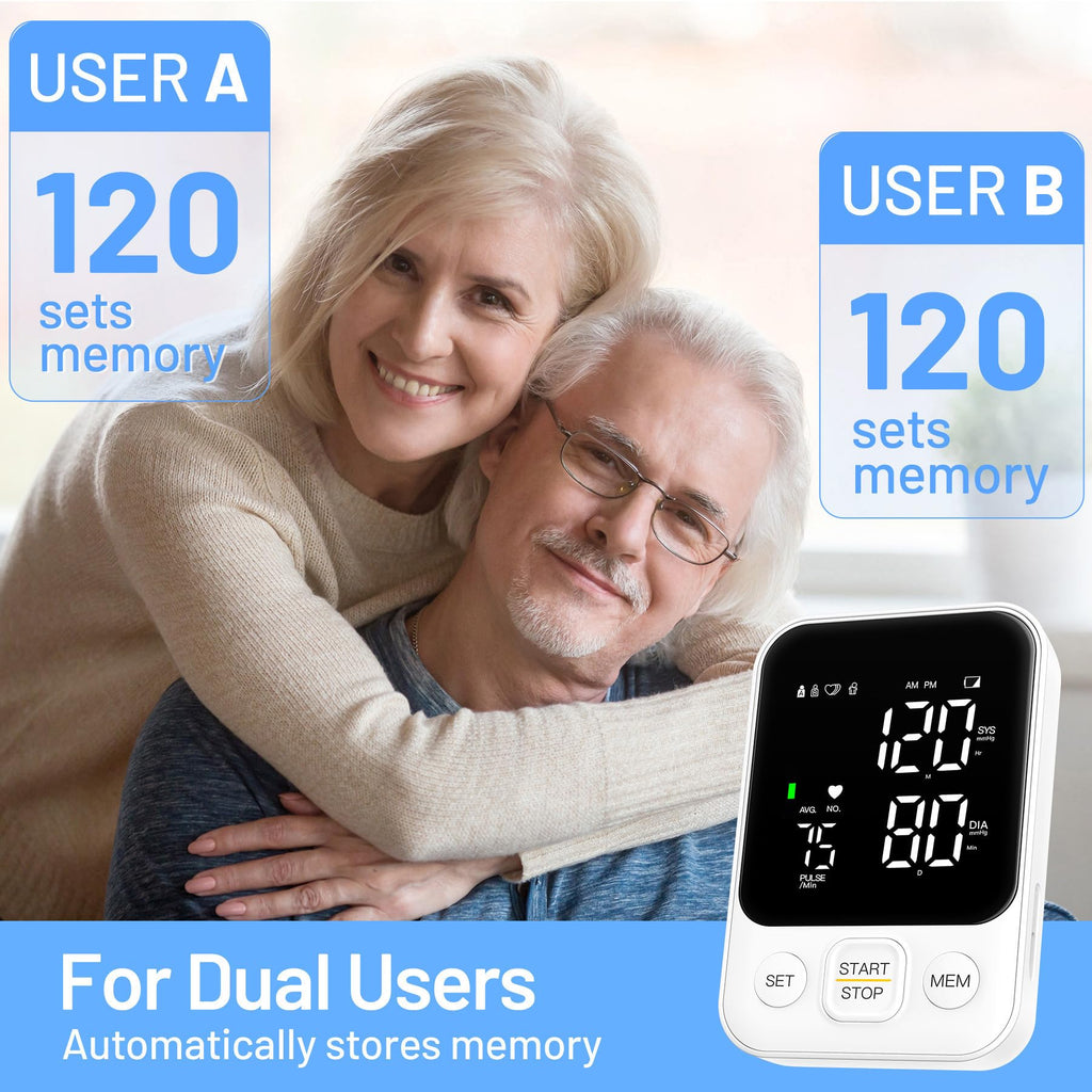 Blood Pressure Monitor Upper Arm 240 Memory White M422543