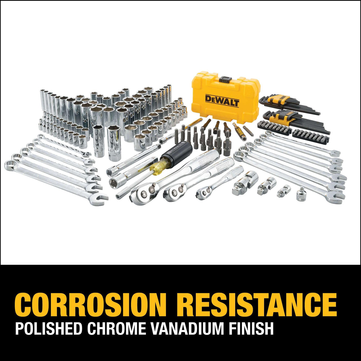 168-Piece Mechanic Tool Set with Case, Metric and Standard T40361