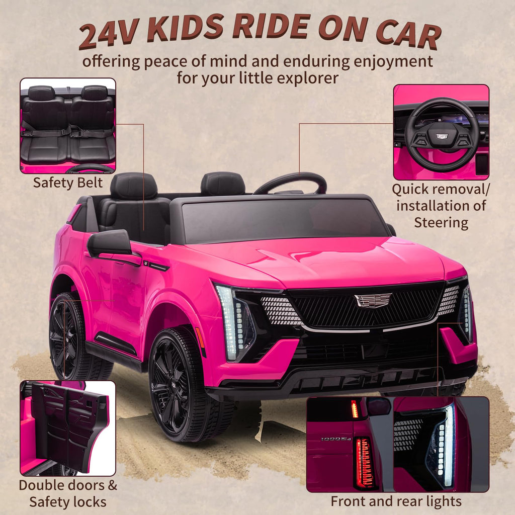 24V Battery Powered Electric Ride On Car 2 Seater X84889