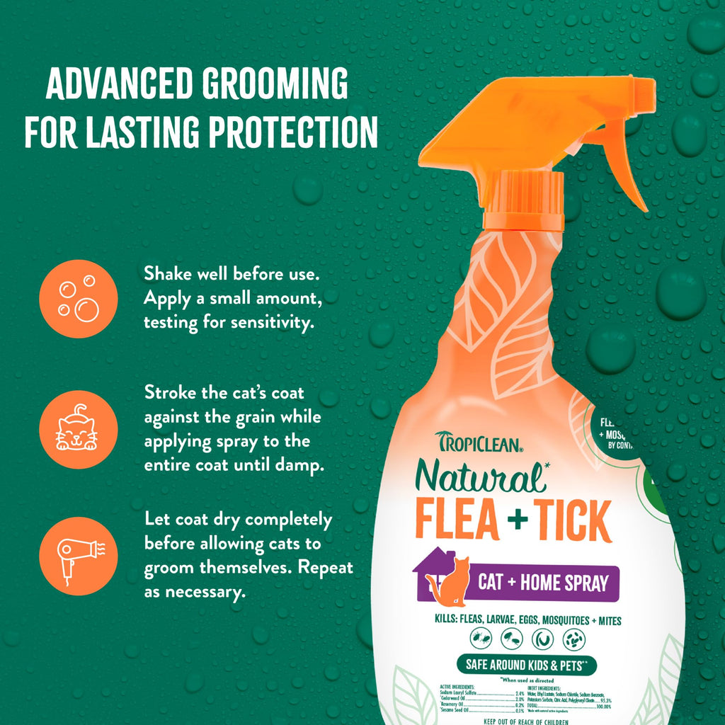 Natural Flea Spray 32oz J7598