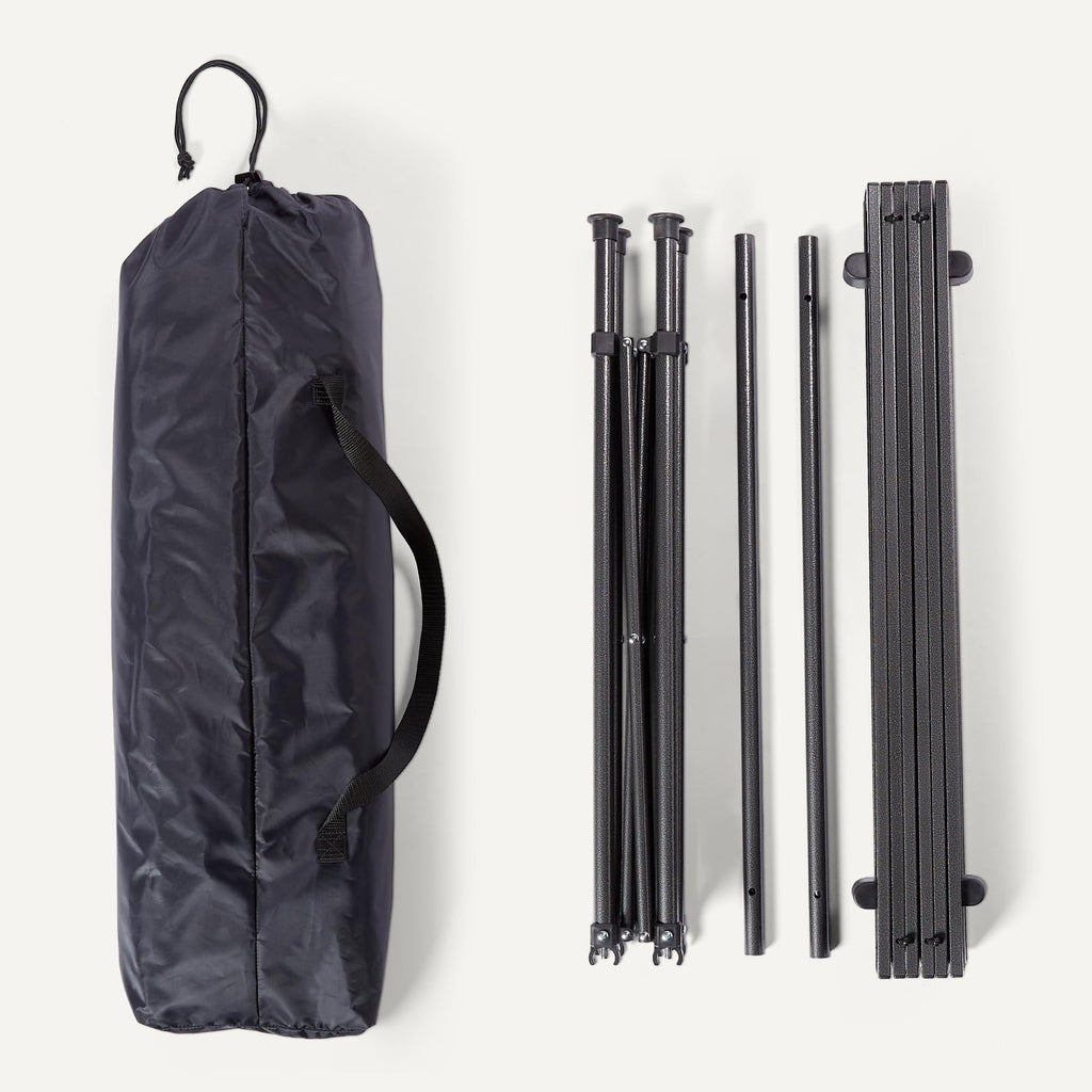 Portable Camping Table with Aluminum Roll-Up Top H77086