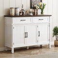 48 Inch Off White Buffet Cabinet with Storage D33882