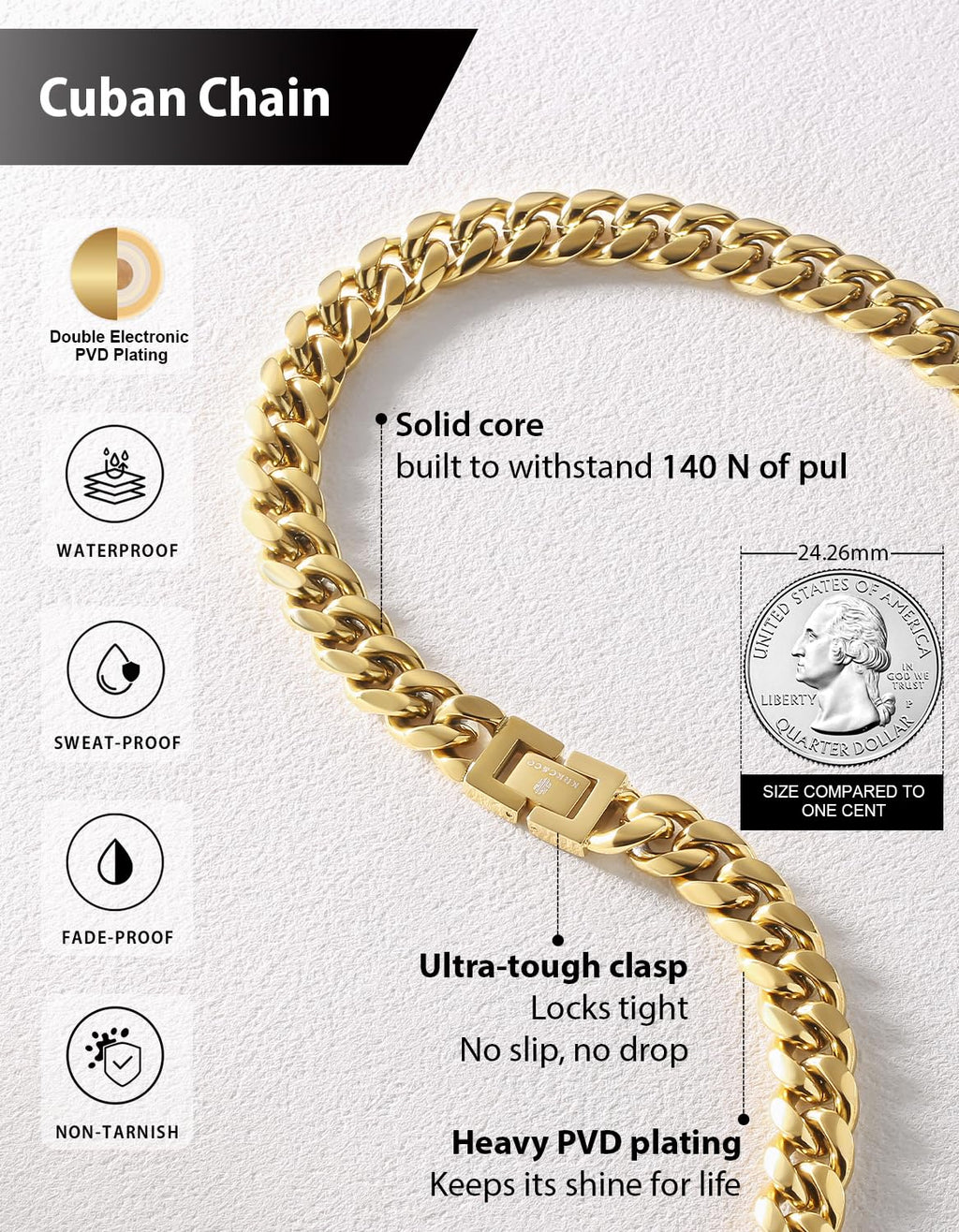 Cuban Link Chain L56809