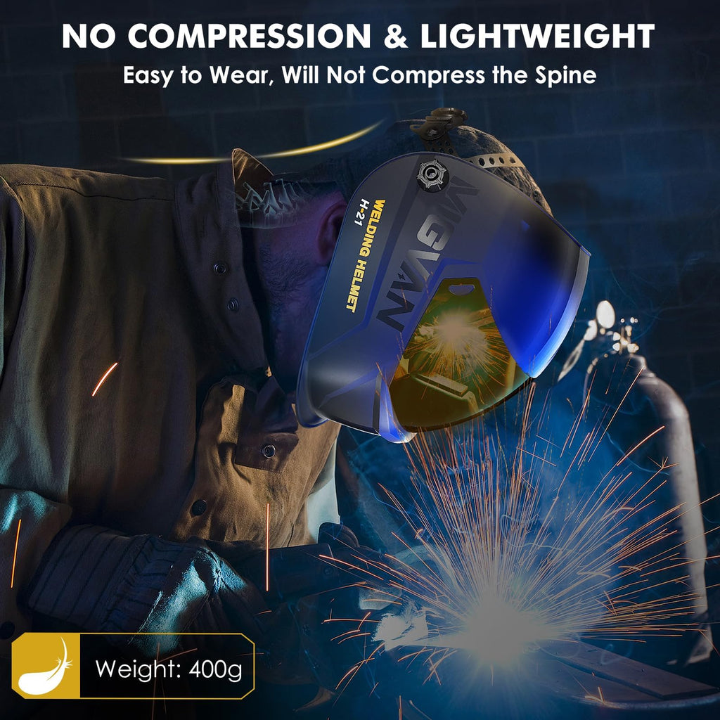 Auto Darkening Welding Helmet True Color Large Viewing Solar Wide Shade 4/5-13 U4273