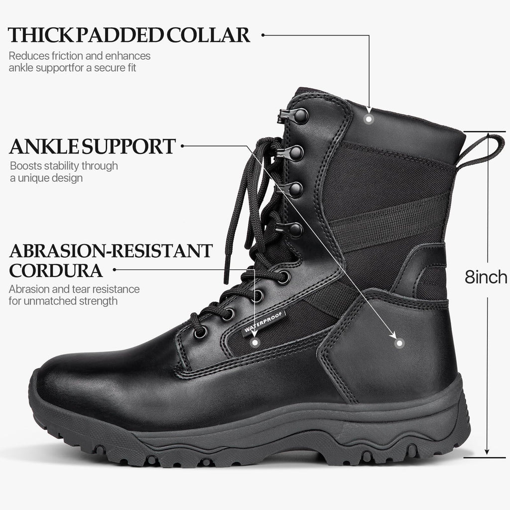 Lightweight Suede Leather Waterproof Tactical Work Boots D624