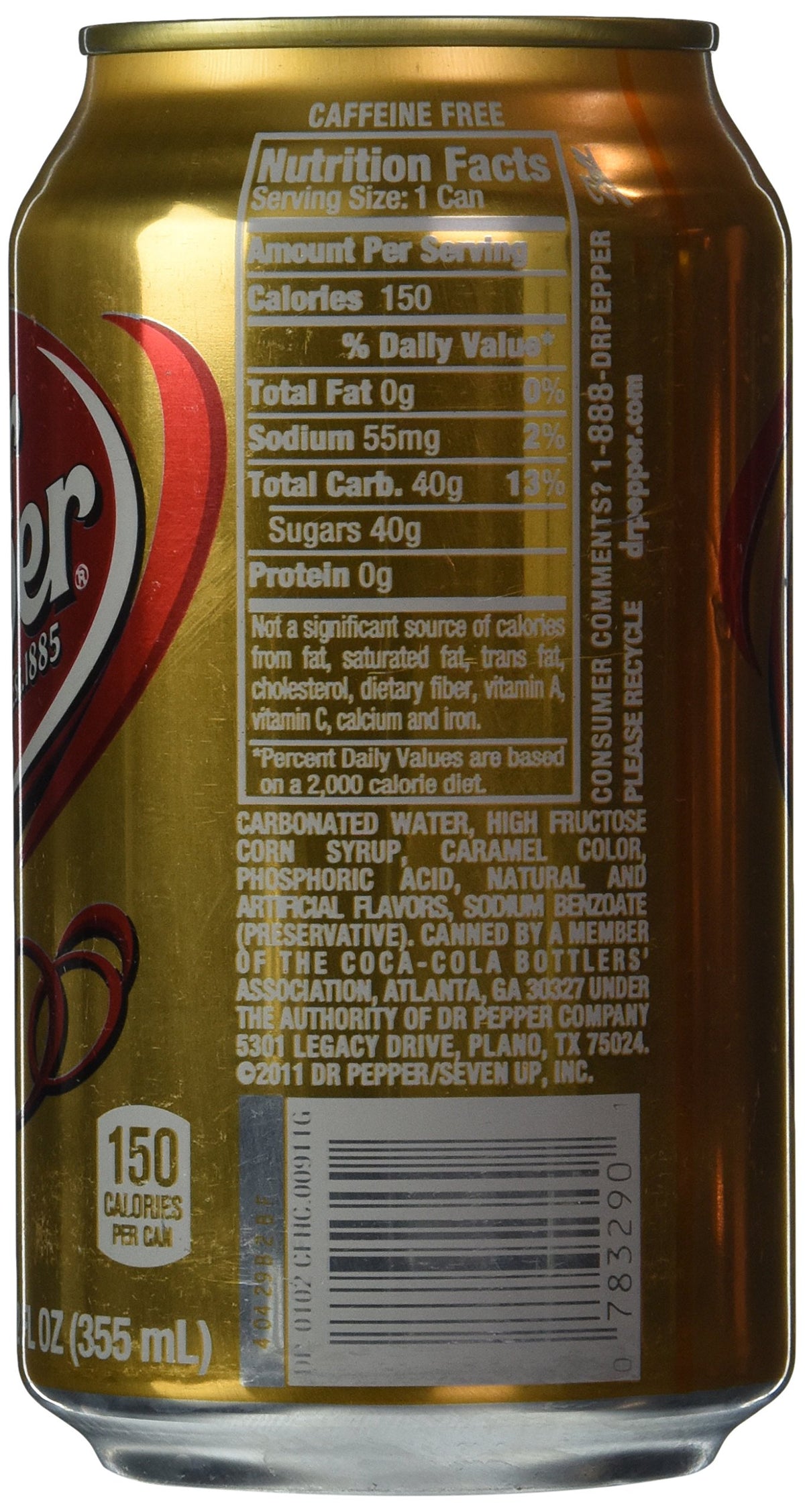Caffeine Free 12oz Can Pack of 12 R10888