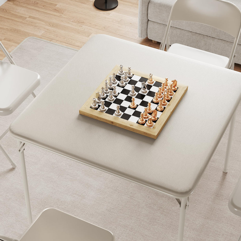 Beige Folding Card Table I96940