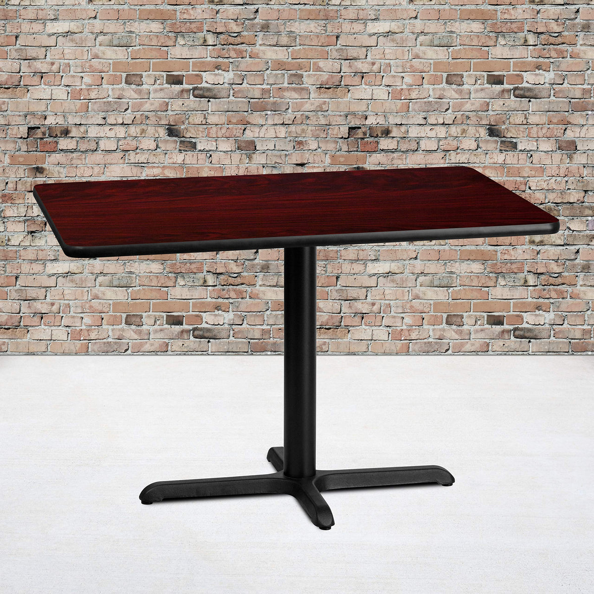 Rectangular Table and X-Base D6299